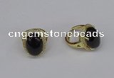 NGR248 13*18mm oval agate gemstone rings wholesale