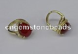 NGR254 13*18mm teardrop agate gemstone rings wholesale