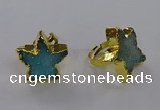 NGR284 25*25mm - 30*30mm star druzy agate gemstone rings