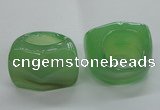 NGR42 20*30*35mm faceted freeform agate gemstone rings