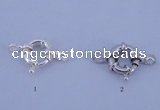 SSC201 5pcs 10mm 925 sterling silver spring rings clasps