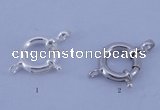 SSC206 5pcs 12mm 925 sterling silver spring rings clasps