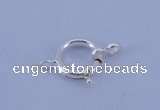 SSC207 5pcs 12.5mm 925 sterling silver spring rings clasps