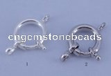 SSC208 5pcs 13.5mm 925 sterling silver spring rings clasps